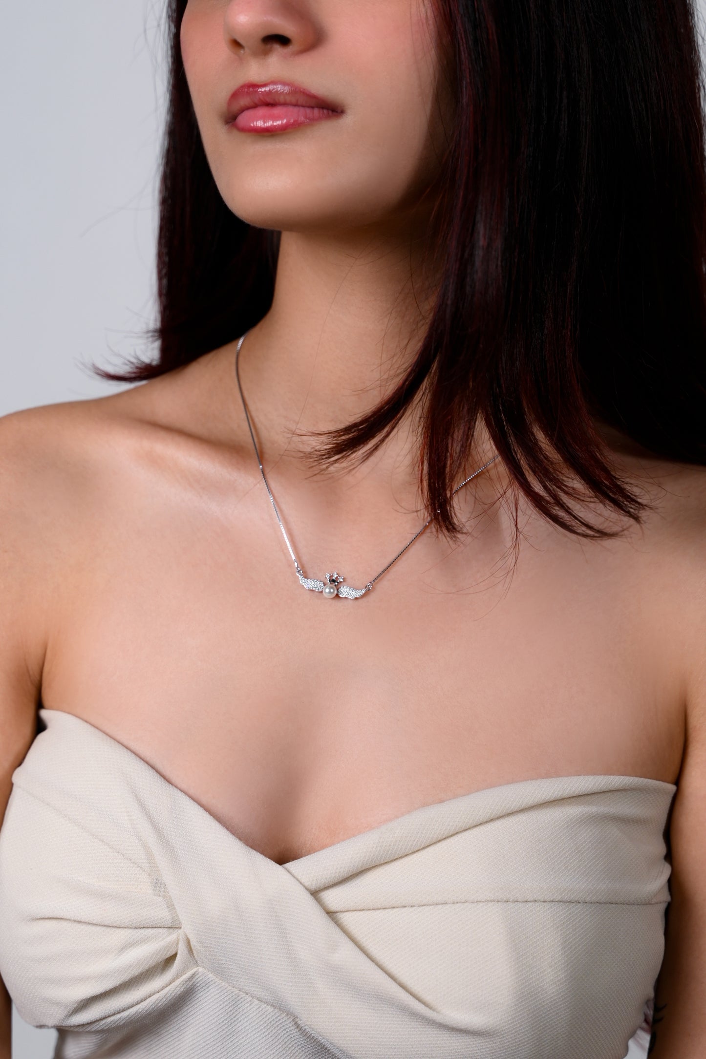 Celestial Wings Pearl Pendant