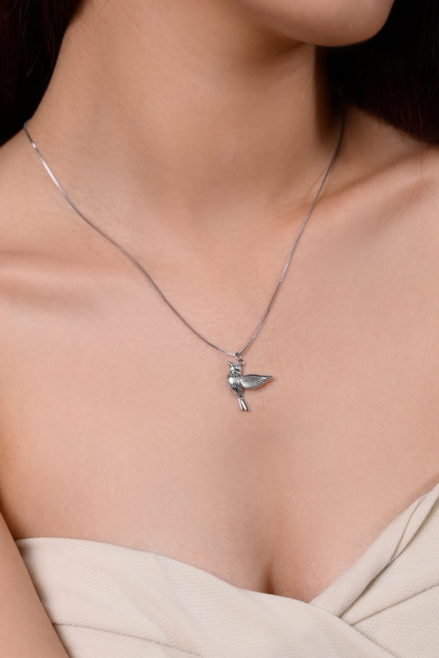 Soaring Serenity Bird Pendant