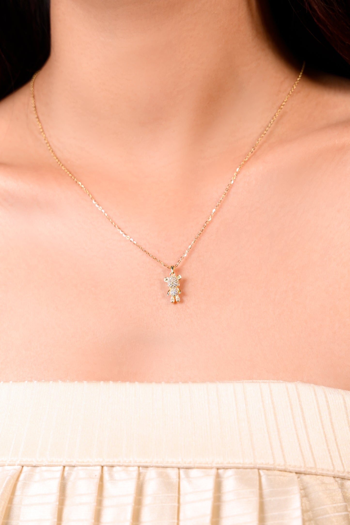 CuddleBear Charm Pendant(Gold)