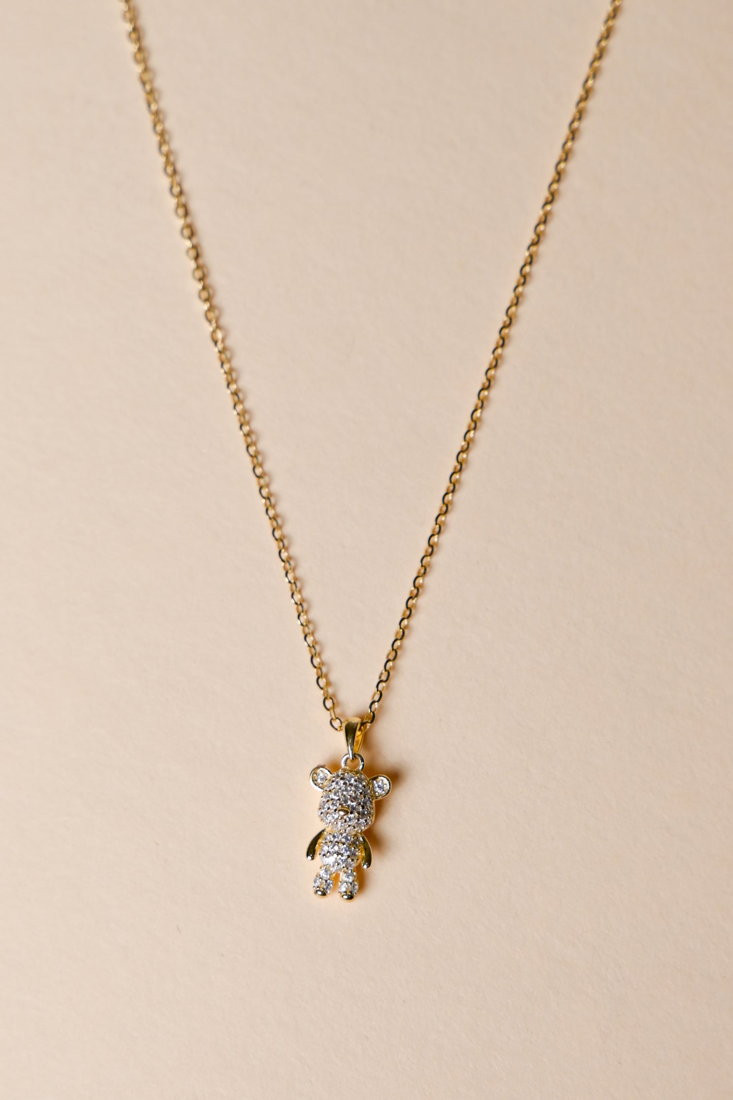 CuddleBear Charm Pendant(Gold)