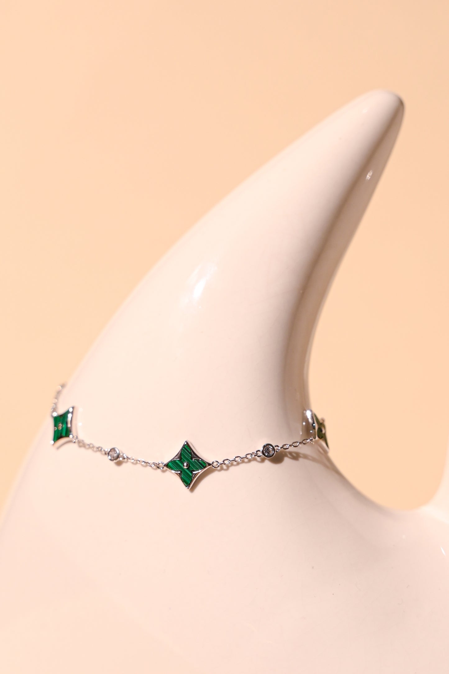 Luxe Clover Enamel Bracelet