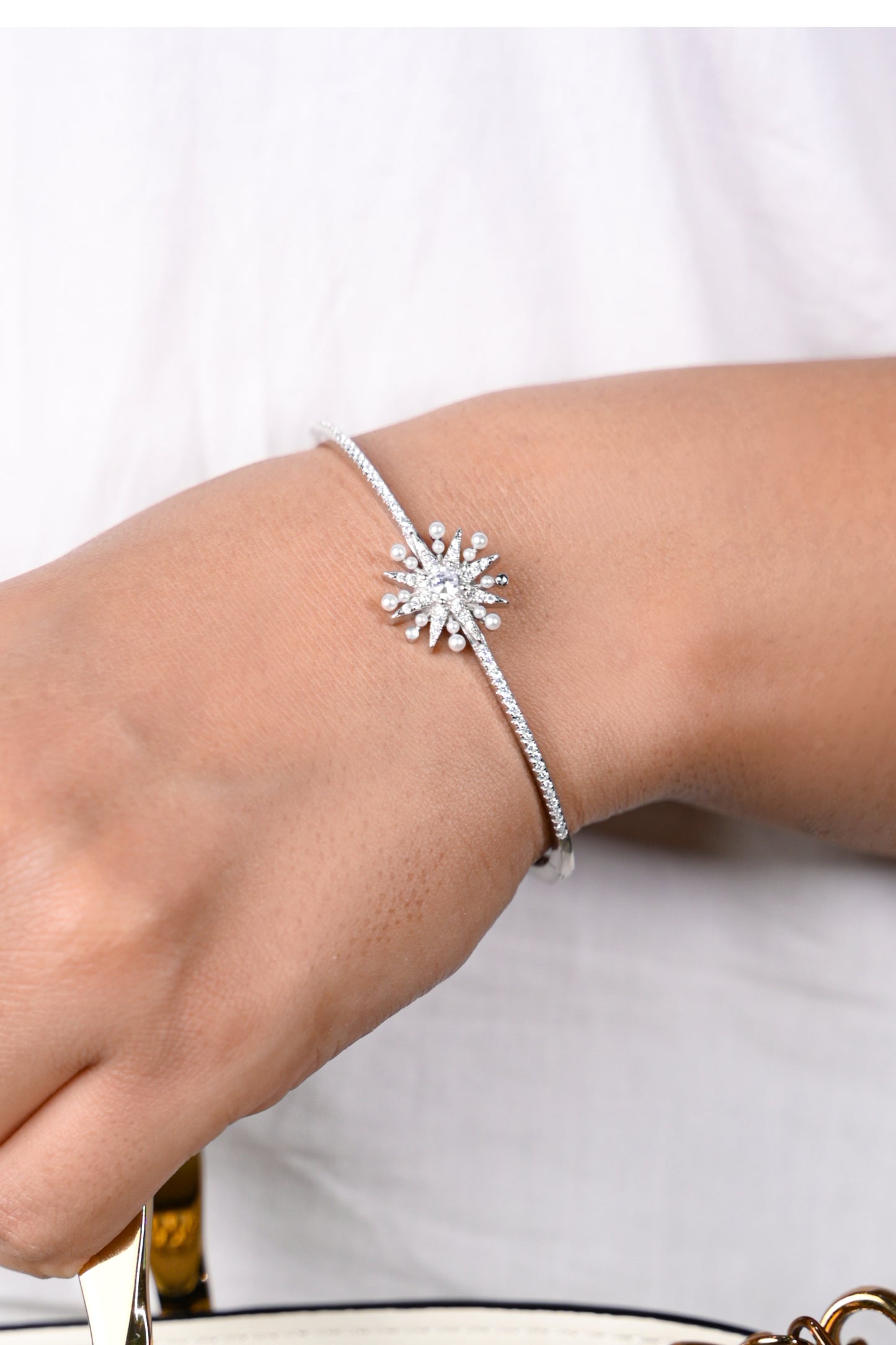 Stellar Bloom Pavé Bracelet