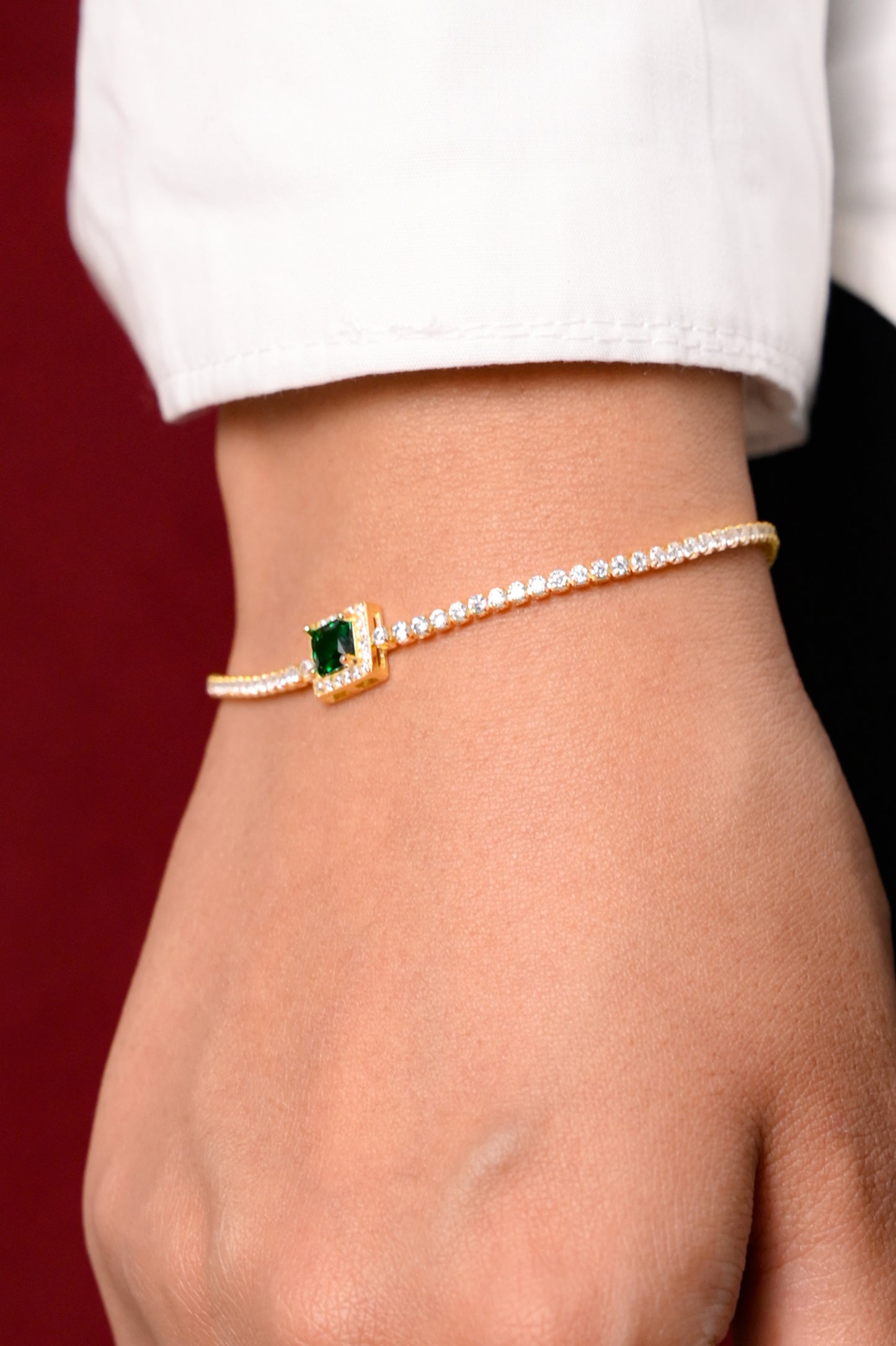 Celestial Solitaire Charm Bracelet