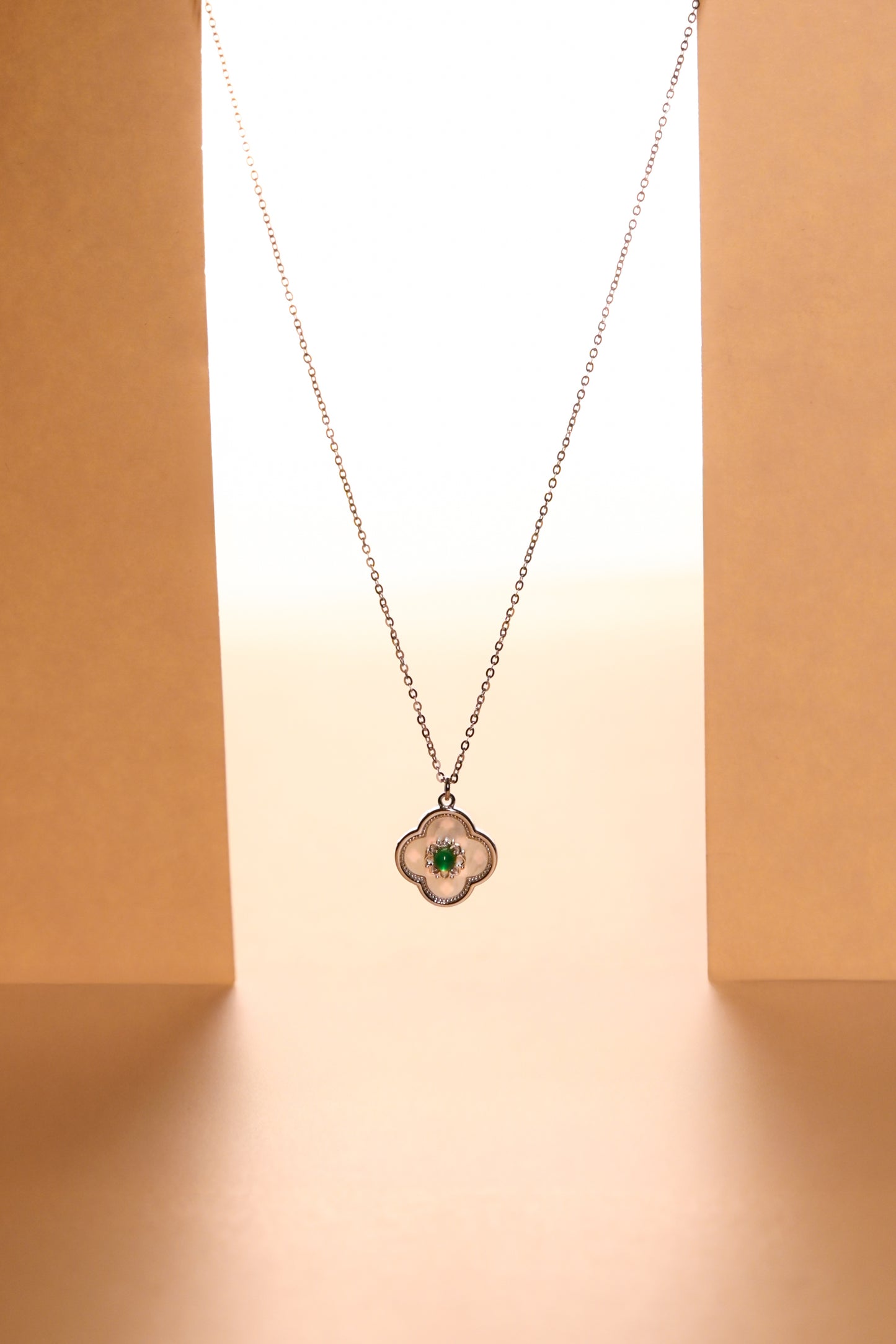 Emerald Blossom Pendant