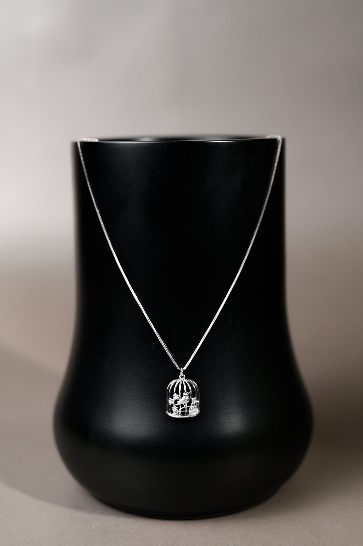 Whispering Birdcage Pendant