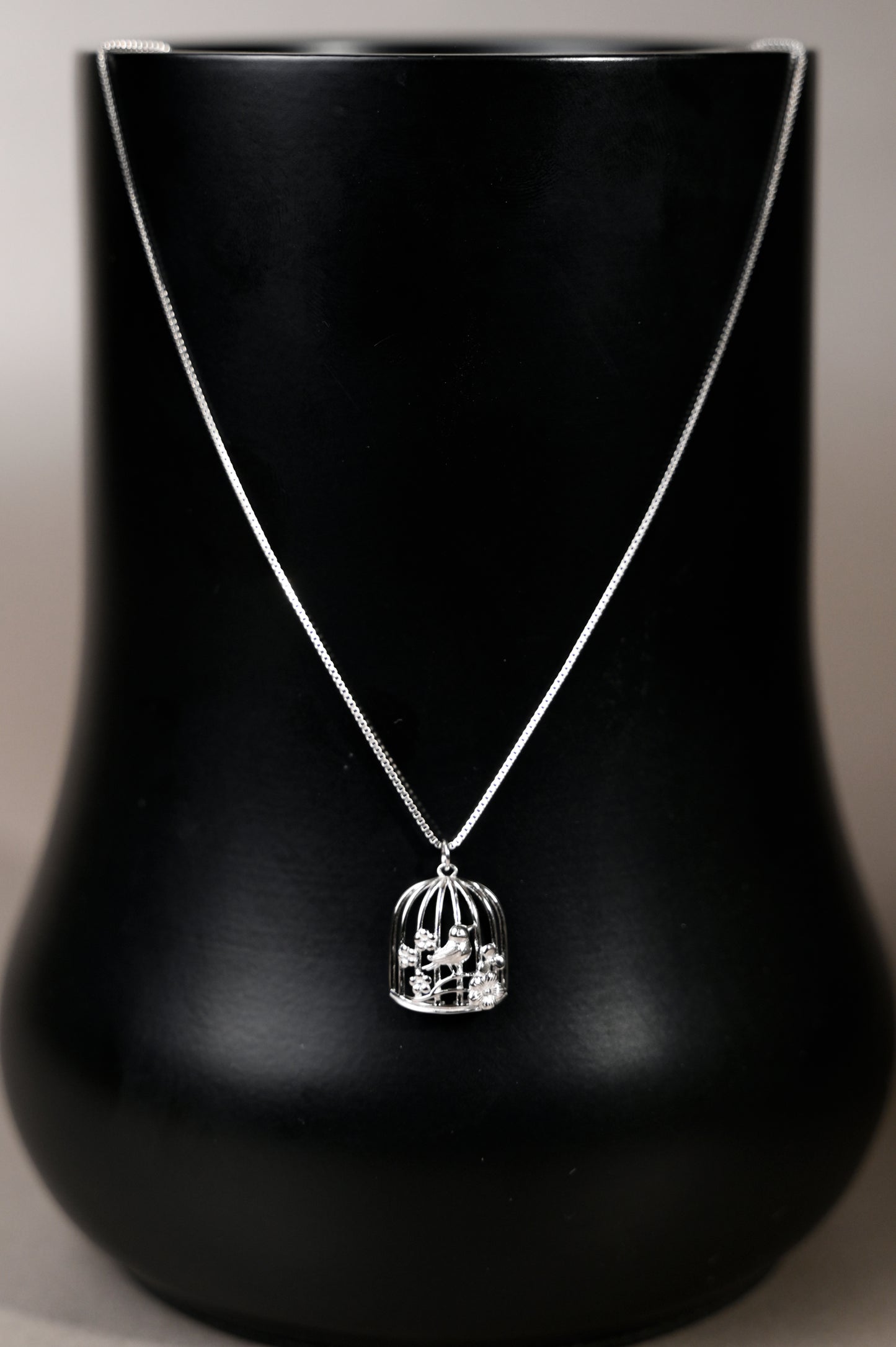 Whispering Birdcage Pendant