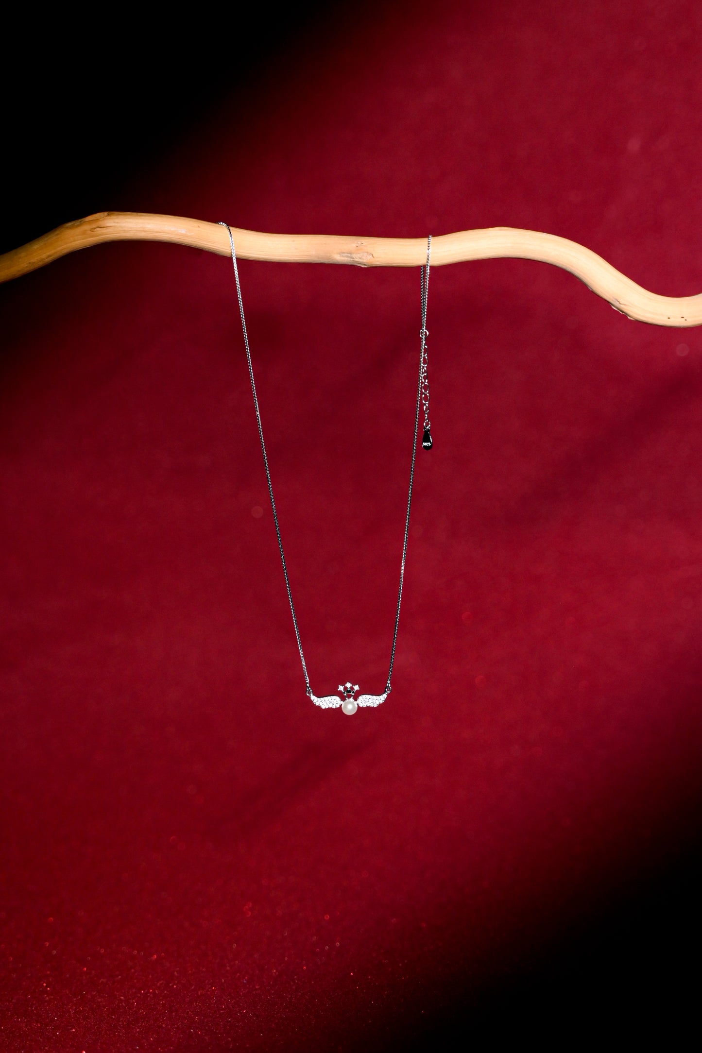 Celestial Wings Pearl Pendant