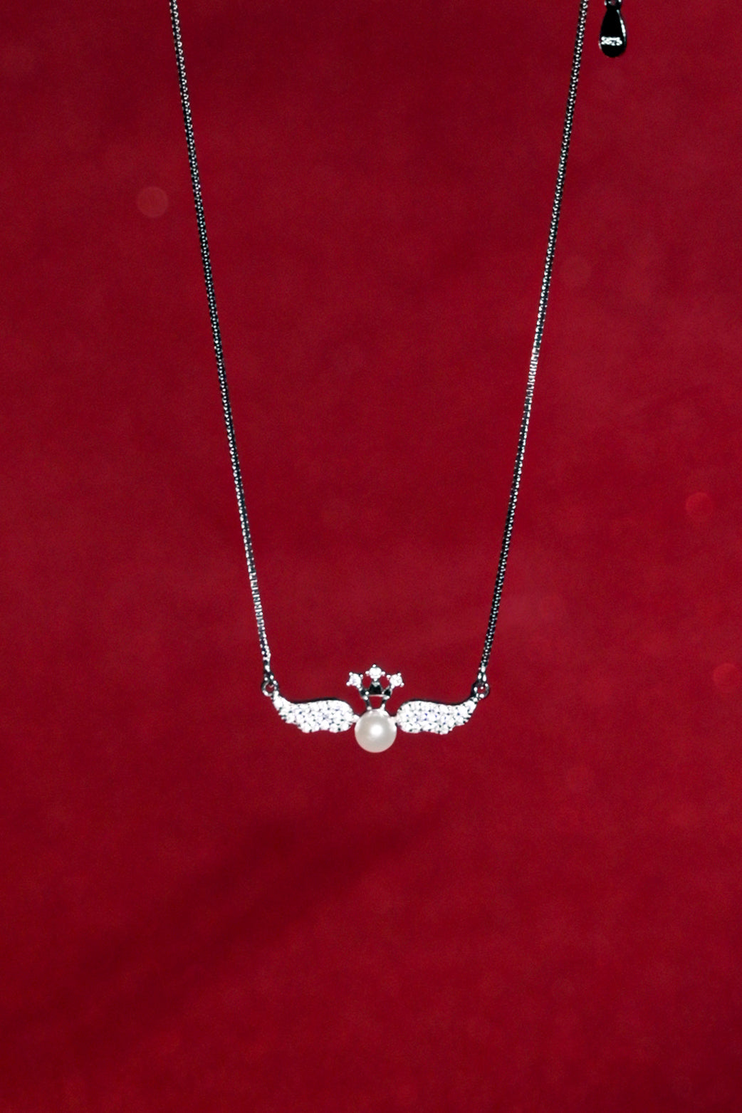 Celestial Wings Pearl Pendant