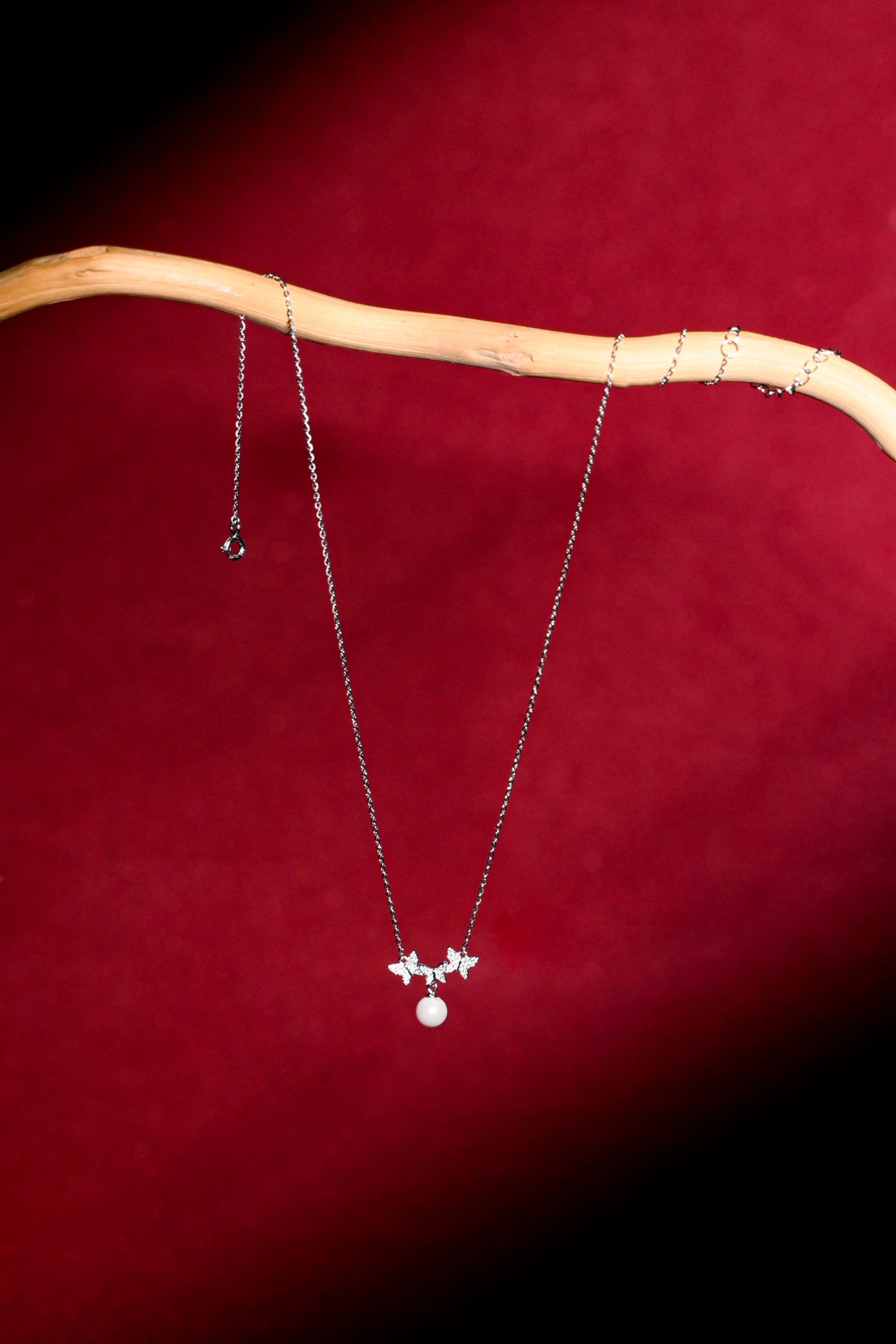 Starlit Pearl Trio Pendant