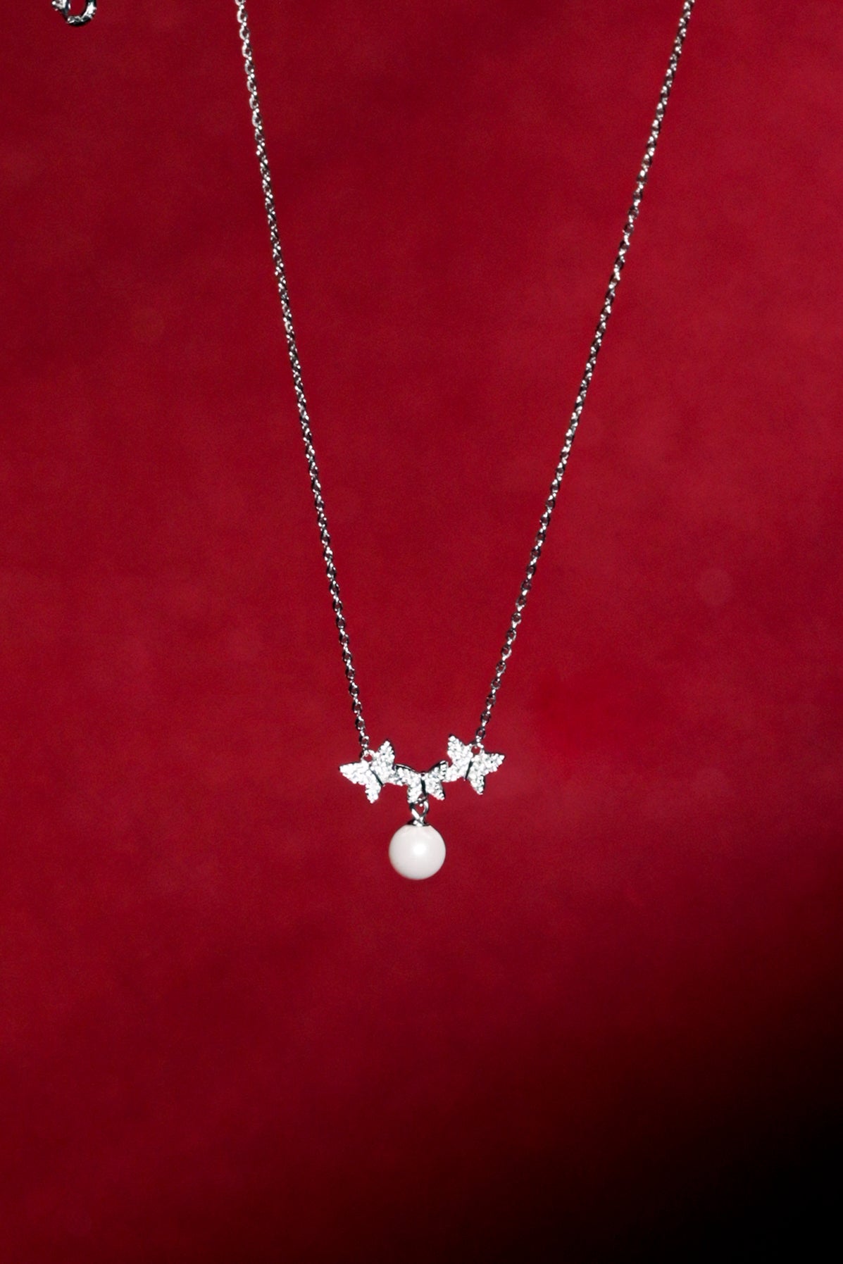 Starlit Pearl Trio Pendant