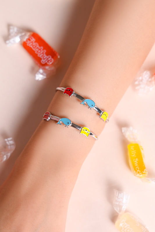 Whale & Kitty Friends Bangle