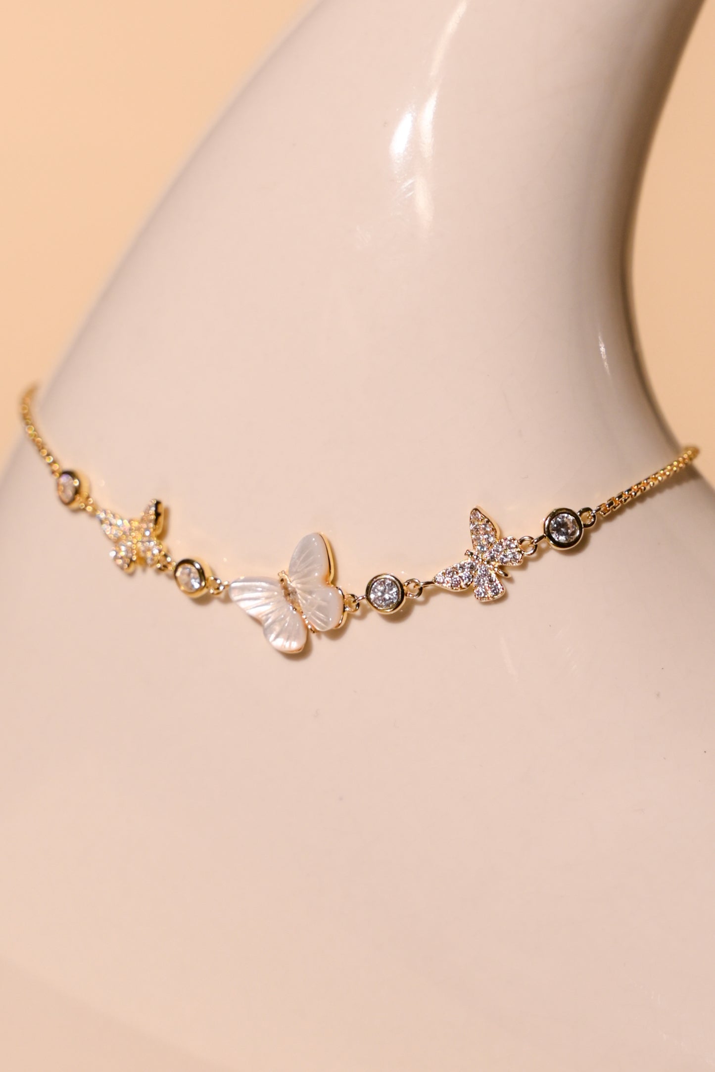 Celestial Butterfly Charm Bracelet