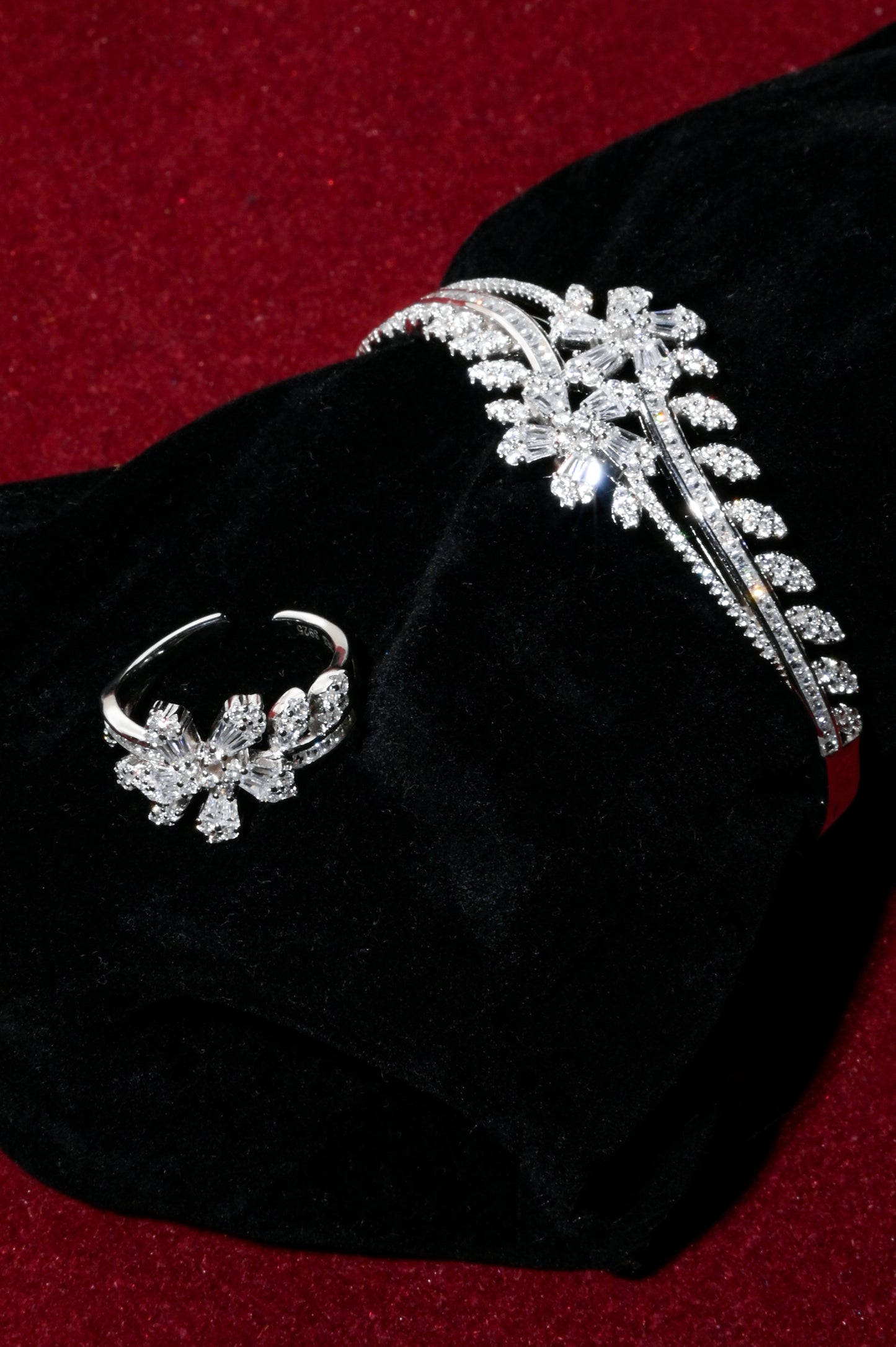 Luxe Bloom Bracelet & Ring Duo