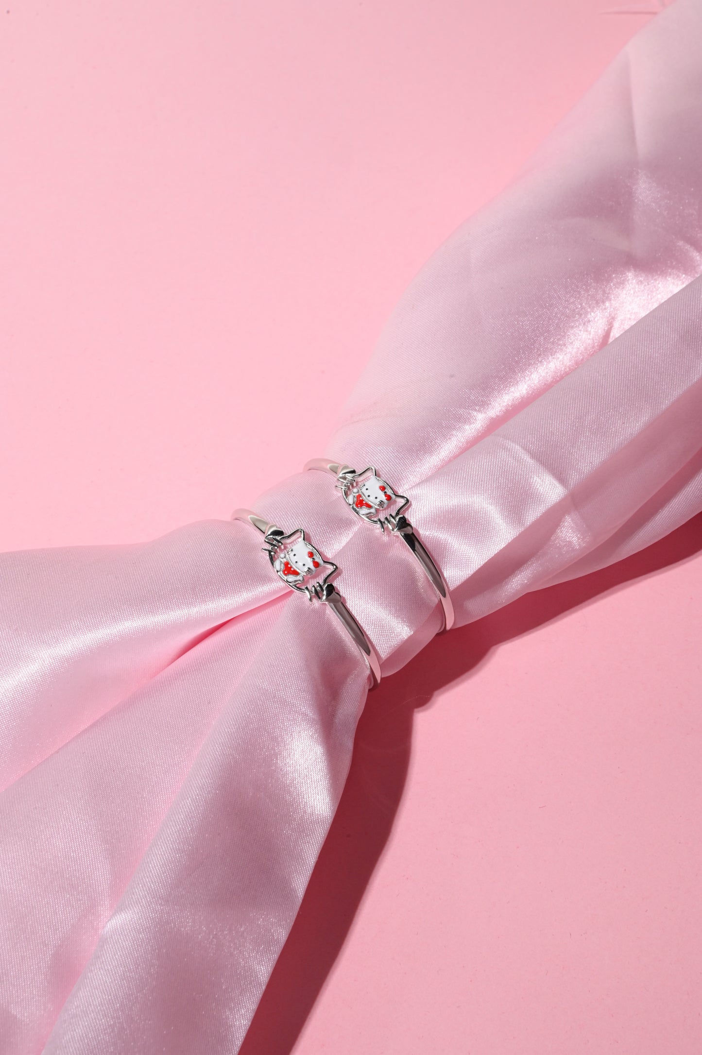 Lucky Kitty Charm Bangle