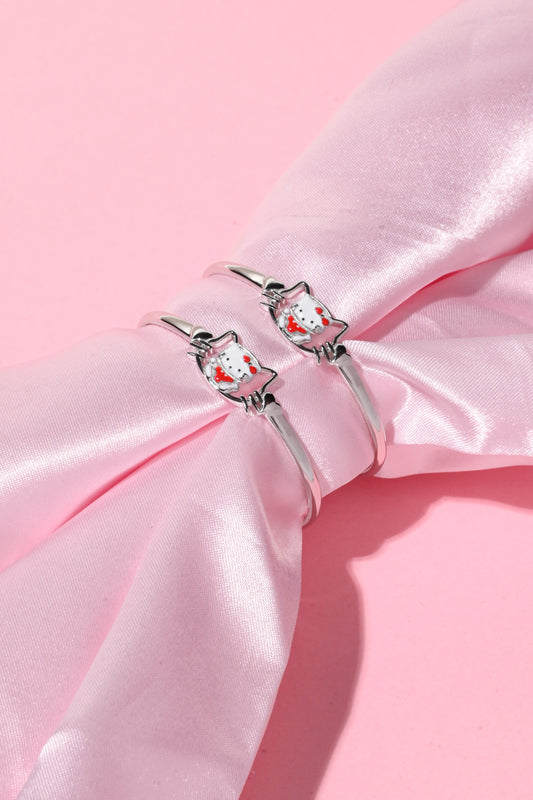 Lucky Kitty Charm Bangle