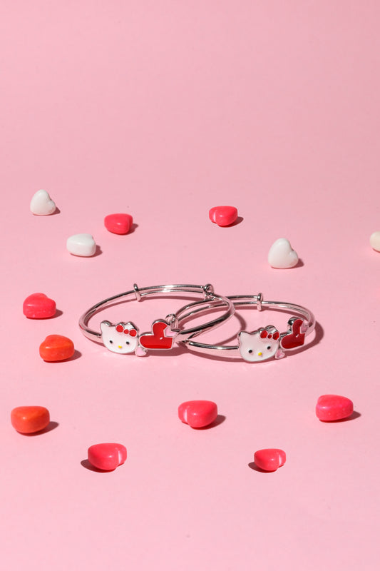 Hello Love Charm Bangle
