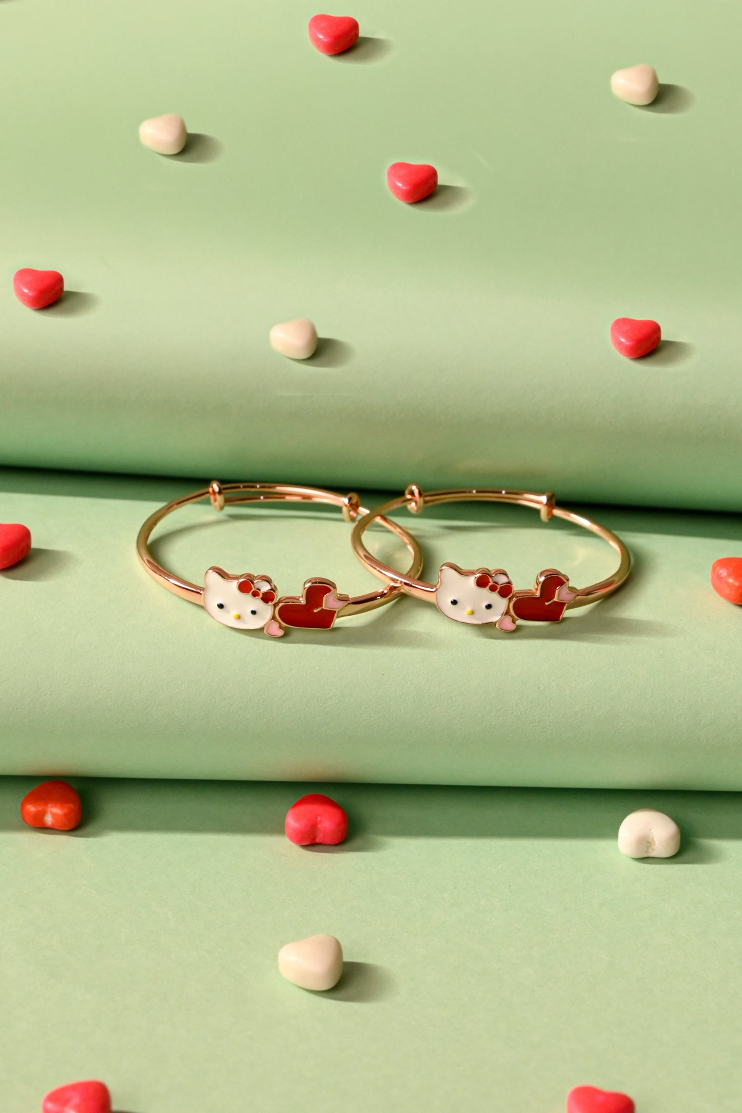 Hello Love Charm Bangle