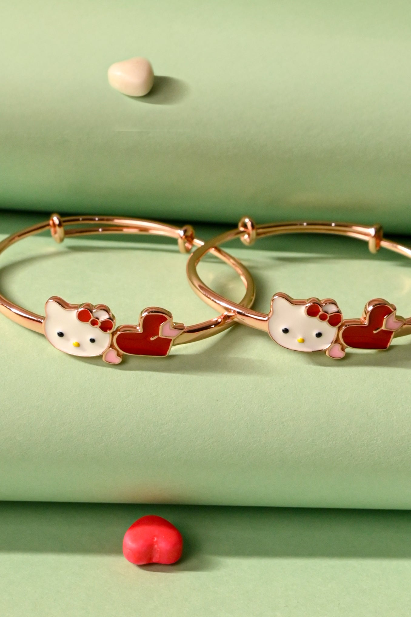 Hello Love Charm Bangle