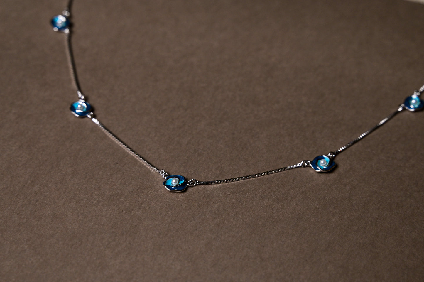Azure Bloom Necklace